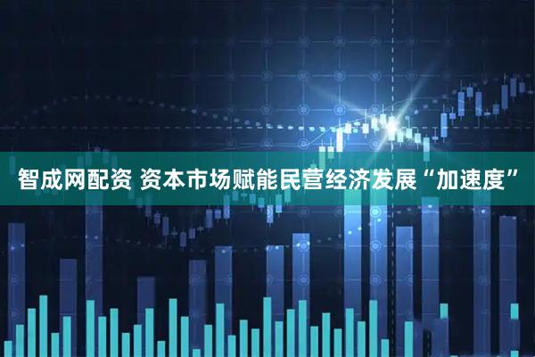 智成网配资 资本市场赋能民营经济发展“加速度”